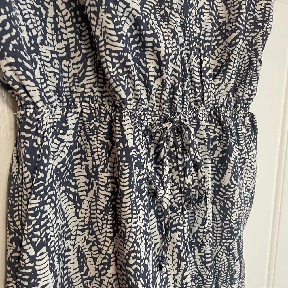 First Love By Lovelyn Jumpsuit Slate Blue and White - Picture 9 of 12